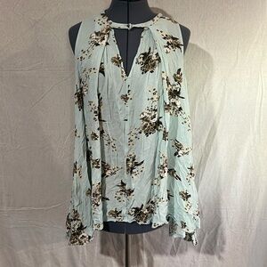 Floral tunic blouse
